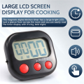 ARELENE Kitchen Timer, Digital Visual Timer Magnetic Clock Stopwatch Countdown Timer, Large LCD Screen Display for Cooking. 