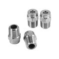4 Pcs Pressure Washer Surface Cleaner Nozzle Replacement Thread Type Spray Nozzle to Water Broom and Undercarriage Cleaner,40 Degree 2.5 Orifice Spray Ti. 