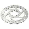 Durable Stainless Steel Electric Scooter Brake Disk 140mm 6 Screws Brake Rotor Pad Rounded 6 Hole Brake Disc for KUGOO Road Bike. 