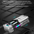 DX-08 Wireless Bluetooth 5.3 Headset Punk Mechanical Style Stereo E-Sports Gaming Headset Earbuds Silver. 