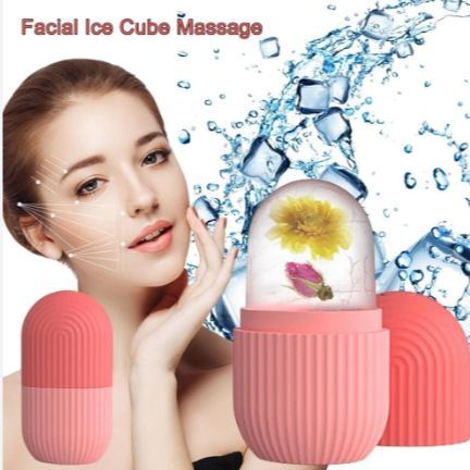 Ice Roller For Face,Beauty Facial Massage Ice Roller,Glow Cube Ice Roller For Face,Skin Care Tools For Eye Wrinkles, Acne Puffiness Relief