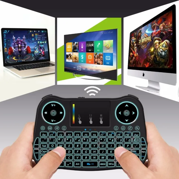 Mt08%20Mini%202.4Ghz%20Wireless%20Keyboard%20With%20Touchpad%20Mouse%20Rainbow%20Backlight%20-%20Image%205