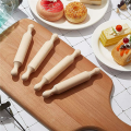 5X Wooden Mini Rolling Pin 6 Inches Long Kitchen Baking Rolling Pin Small Wood Dough Roller for Children Fondant Pasta. 