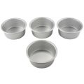 NAMUNY 4 Inch Small Cake Pan Set of 4, Baking Round Cake Pans Tins Bakeware for Mini Cake Pizza, Quiche, & Healthy. 