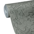 High Texture Green Leaf PVC Wallpaper :10m. 
