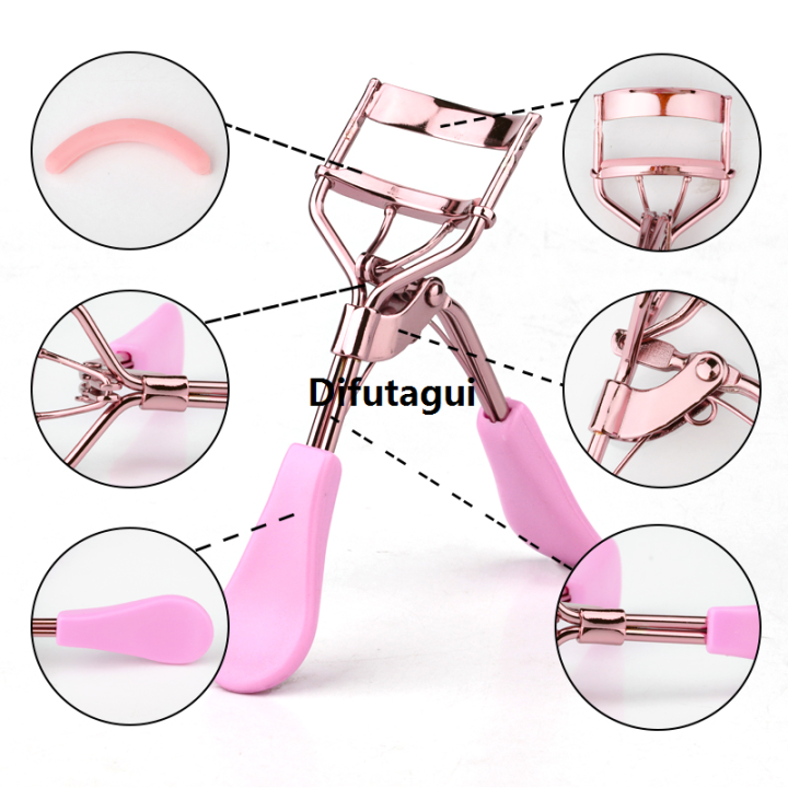 Difutagui 1pc Eyelash Curler Makeup Beauty Tools Long Lasting Lashes Curling 2025 New Applicator Colorful False Lashes Clips Not Hurting Eyelashes