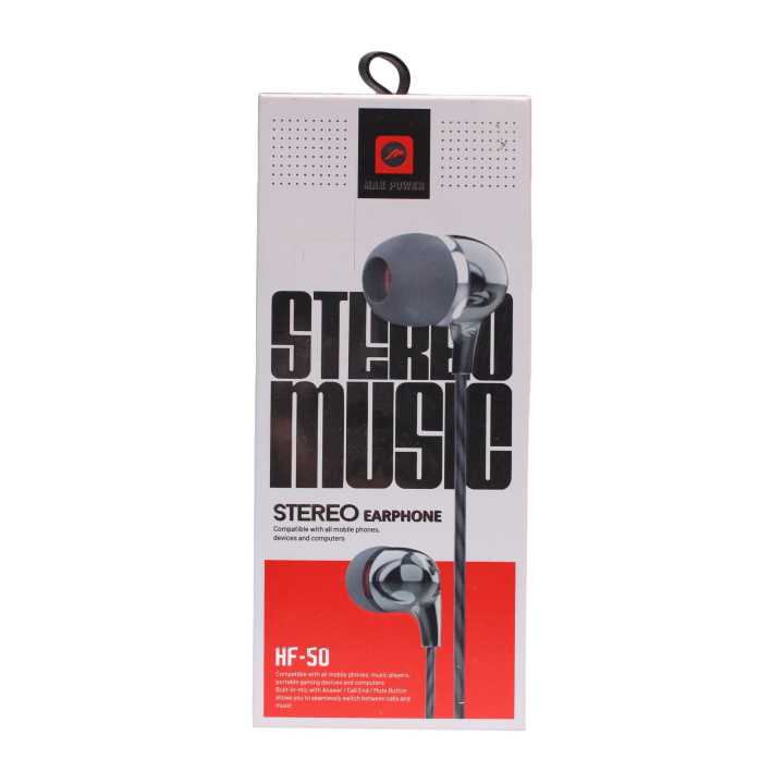 Mak Power Stereo Earphone HF-50