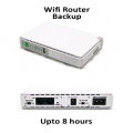 Router Backup Upto 8 Hours Mini Portable Modem Router UPS Poe Dc Wifi Backup - 8800mah. 
