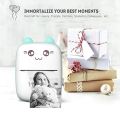 Mini Portable Pocket Thermal Printer Wireless Bluetooth Printer. 