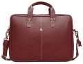 Wildhorn Nepal Genuine Leather 15.6 Inch Sleek Laptop Bag With Padded Compartment Leather Messenger Bag With Laptop Compartment For Office (Whbg4003). 