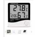 Digital Indoor Clock/ Humidity Hygrometer Thermometer Humidity Meter Large LCD Display - Digital Hygrometer |. 