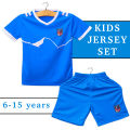 Nepal Football Blue Grade A Jersey Set For Kids | 6-15 years | A Grade. 