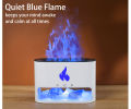 Fireplace Humidifier Crystal Rock Salt Fire Lamp Volcano Air Humidifier Flame Aroma Smell Essential Oil Diffuser for Home. 