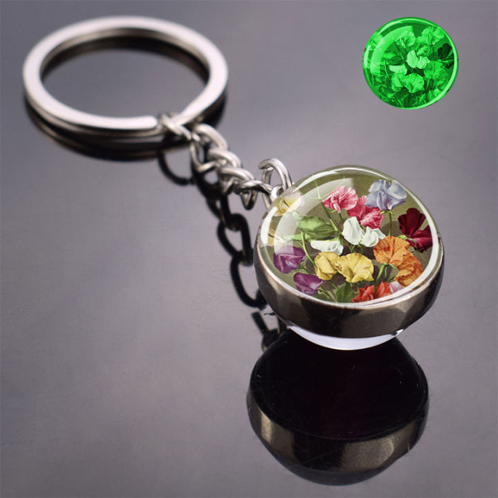 Luminous%20Flower%20Keyring%20Rose%20Lotus%20Cherry%20Blossoms%20Sunflower%20Keychain%20Glass%20Ball%20Pendant%20Jewelry%20Gift%20for%20Women%20Cute%20Key%20Chain%20-%20Image%203