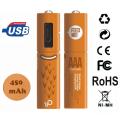 Rechargeable Battery AAA 450mah Smartoools Micro Usb. 