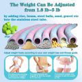 Weighted Hula Hoop for Adult Weight Loss, Hoola Hoops Plus Size for Women Exercise & Fitness - Weight Adjustable 2lb ~ 5lb, 8 Detachable Sections，Premium Foam & Stainless Steel Core. 