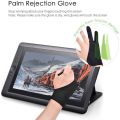 5 Pack Artist Gloves for Tablet Digital Drawing Glove Two Fingers (M). 