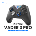 FLYDIGI Vader 3 Pro PC Gaming Controller Hall Effect & Micro Changeable Triggers 800mAh Gyro Mapping Joystick for PC/Nintendo Switch/Mobile/TV/Android/IOS. 