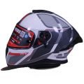 MT Thunder 3 Pro Helmet Glossy White | Helmet For Bike | MT Helmet Full Face Helmet For Bike. 