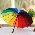 Rainbow Umbrella, Umbrella Large, Compact, Windproof for Kids, Girls, Women. 