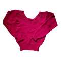 Women's Red Woolen Blouse/Sweater Full Sleeves Warm and Stylish Winter Wear. 