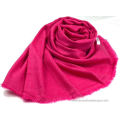 100% Pashmina Shawl 2 Ply, Dark Pink Color. 