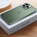 Aluminium Alloy Acrylic Hard Phone Case Cover For Apple iPhone 12 Pro Max 13 15 14 Plus. 