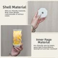 Unique Mini Rotating LED Touch Night Light Rechargeable Dimmable Foldable Paper Lamp Portable Home Decor Folding Table Lamp Travel Gifts. 