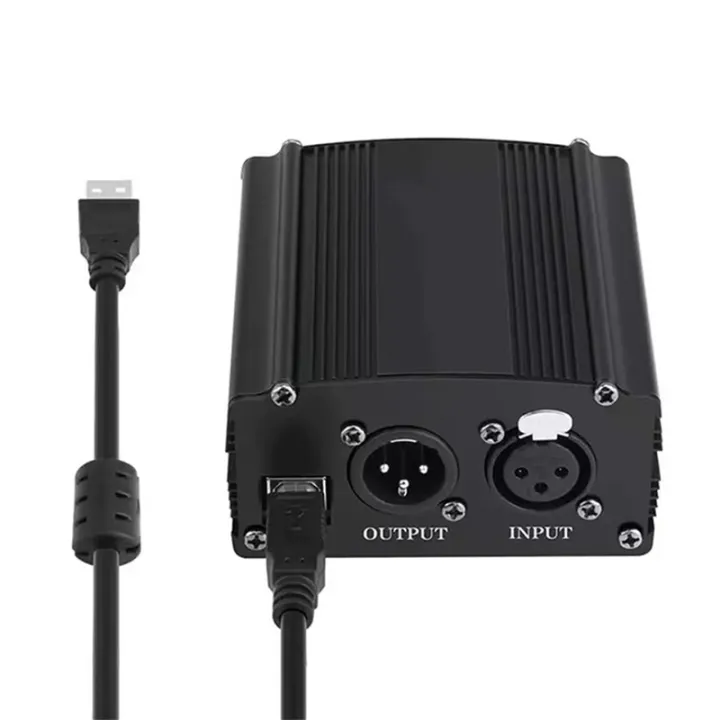 JAERBEE%203X%201-Channel%2048V%20Phantom%20Power%20Supply%20with%20XLR%203%20Pin%20Microphone%20Cable%20for%20Condenser%20Microphone%20Music%20Recording%20Equipment%20-%20Image%207