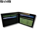 Zamz Genuine 100% Slim Leather Wallet For Men. 