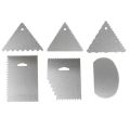 Kitchen Baking Tools Stainless Steel Cake Scraper Irregular Cake Spatula Smooth Finishes Safe Buttercream Spatula Fondant. 