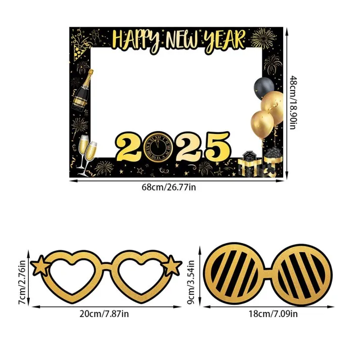 Fashion%20Paper%20Photo%20Booth%20Props%20Black%20Gold%20Happy%20New%20Year%20Photo%20Frame%20Party%20Supplies%20Christmas%20Gift%20Xmas%20Photo%20Supplies%20New%20Year%20-%20Image%202