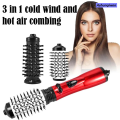 Ashunqiwen 1PC 3 In 1 Rotating Hair Dryer Electric Comb Hair Straightener Air Comb Ion Negative Brush Hair Hot Brush Styler Comb Dryer H3T7. 