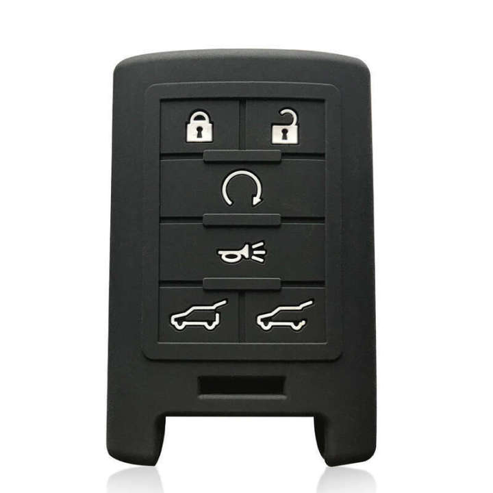 For%20Cadillac%20Escalade%20ATS%20SRX%20XTS%20XT5%20XT4%20Remote%20Keyless%206%20Button%20Silicone%20Key%20Fob%20Cover%20Case%20Protect%20Sleeve%20Hood%20Skin%20Set%20Bag%20-%20Image%208