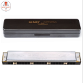 QI MEI 24 Holes Harmonica -Black. 