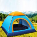 Waterproof 3-Person Automatic Pop-Up Camping Tent - Portable Hiking Backpacking Shelter. 