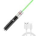 USB Charging Green Laser Pointer Powerfulr Super Power Laser Pen 711 Red Dot 532nm Continuous Line Hunting Laser Equipment. 
