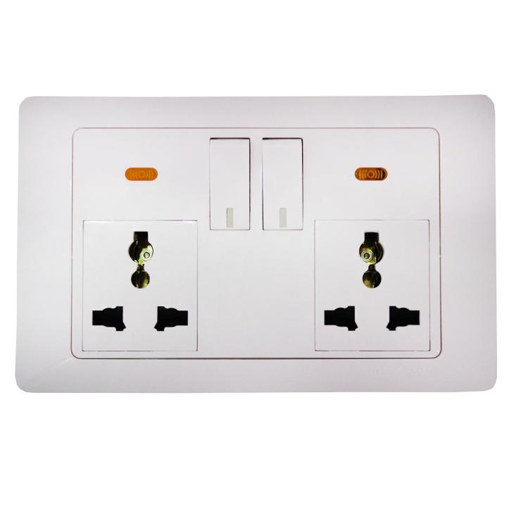 Prince%20Gold%202%20Gang%20+%20Double%205/16A%20Power%20Socket%20With%20Indicator%20-%20Switches%20-%20Image%204