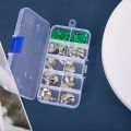 140Pcs/Box Dental Matrix Sectional Contoured Metal Matrices Bands Dental Matrix Rings Full Teeth Replacement Dentsit Oral Care Gener. 
