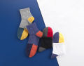 TOBU 4 Pack Cotton Sports Regular Quarter Length Socks for Men. 