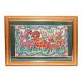 Mithila Art Wall Photo Frames Size:-14x19. 