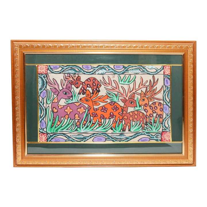 Mithila Art Wall Photo Frames Size:-14x19