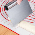 Scraper Reusable Easy to Use Stainless Steel Kitchen Tool Bench Scraper for Kitchen. 