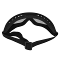 FORIDE 4X Goggles Clear Glasses Wind Dust Protection Motorcycle, Black. 