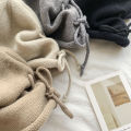 New Winter Plus Velvet Warm Woolen Hat For Women All-match Korean Knitted Hat Thickened Outdoor Ski Hat Creek. 