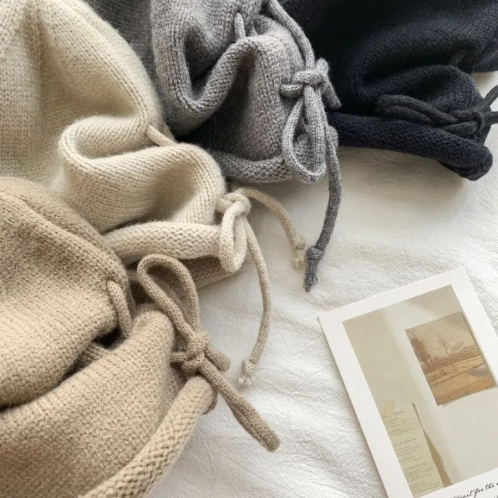 New%20Winter%20Plus%20Velvet%20Warm%20Woolen%20Hat%20For%20Women%20All-match%20Korean%20Knitted%20Hat%20Thickened%20Outdoor%20Ski%20Hat%20Creek%20-%20Image%204