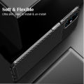 Lenuo for Samsung Galaxy M31s Case Silicone Matte Carbon Fiber Back Cover. 