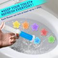 Flower Shaped Toilet Cleaner Gel Deodorant Air Freshener 1 Pcs. 