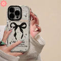 Doodle Wave Point Creative Cute Knot Case for Redmi Note 13 12 9 8 10 9s 11 Pro Redmi 13 9C NFC A3 13C 9A 10A 12 12C Max Poco X6 C65 M6 C55 Luxury Mirror Soft Case. 
