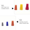 158Pcs 5 Colors Electrical Wire Connector Terminal Spring Inserted. 